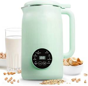 lot 13770 image: 8-in-1 Automatic Nut Milk Maker, 40oz Soy Almond Oat Milk Machine � Delay Start, Keep Warm, Self-Clean, No Straining Needed, BPA-Free, Quiet, Recipe Book and Juice, Green