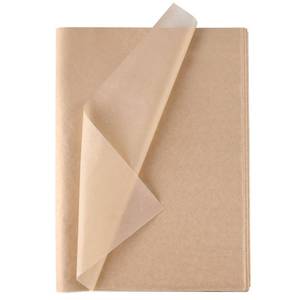 lot 14163 image: CHRORINE 60 Sheets Kraft Tissue Paper Bulk Brown Wrapping Paper Art Paper Crafts for DIY Project Birthday Holiday Crafts Decor