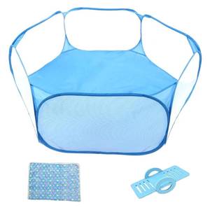 lot 14185 image: Hamster Playpen Guinea Pig Playpen Bunny Breathable and Transparent Playpen with Mat for Chinchilla Hedgehog Rat Foldable and Easy to Carry