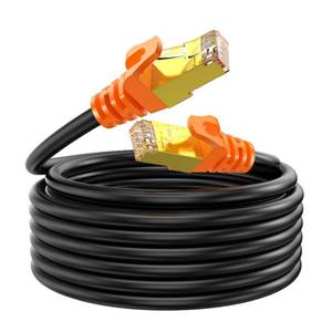 lot 14253 image: NC XQIN Cat 7 Ethernet Cable 150 FT, High Speed Internet LAN Cable, OutdoorandIndoor, Shielded Ethernet Cord UV Resistant Waterproof Buried-able Network Cord for Router, Modem, PS45, Xbox, Gaming,TV