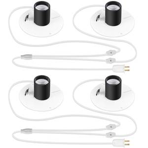 lot 14261 image: Yubunt 4.9ft Blow Mold Light Kit Replacement- with E26E27 Lamp Holder Replacement Parts, Suitable for Halloween Pumpkins, Christmas Snowmen, Holiday Lighting Decorations, Etc. (2Set)