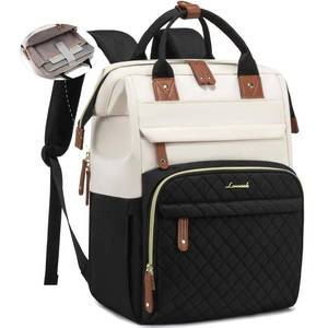 lot 14272 image: LOVEVOOK Laptop Backpack for Women, 15.6ftft Waterproof Nurse Bag Teacher Work Backpack Purse for Women, Travel Computer Backpack for College Office Business Ladies