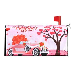 lot 14283 image: Spring Flowers and Birds 21x18in Magnetic Mailbox Covers Suitable for 19 inx6.5 Standard Mailbox, Valentinefts February 14th Mailbox Coversin