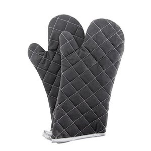 lot 20379 image: ARCLIBER Oven Mitts Heat Fire Resistant Oven Mitts 425 ° F, Quilted Terry Cloth Cotton Soft Lining Oven Gloves, Extra Long Kitchen Mittens for Cooking Baking