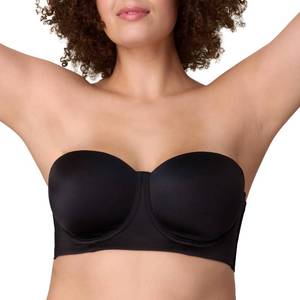 lot 16328 image: Playtex Womenfts Strapless Bra, Plus-Size Bras Available, Convertible Straps, Moisture-Wicking, 4801
