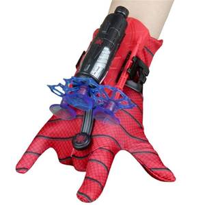 lot 16401 image: keivon Spider Gloves Man Web Shooter for Kids, Launcher Spider Kids Plastic Cosplay Glove Hero Movie Launcher Wrist Toy Set Funny Decorate Children Funny Educational Toys