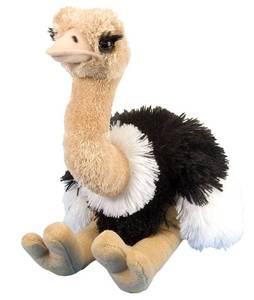 lot 16430 image: Wild Republic Ostrich Plush, Stuffed Animal, Plush Toy, Gifts for Kids, Cuddlekins 12 Inches