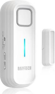 lot 20353 image: DAYTECH Fridge Door Alarm with Delay 1234 mins Adjustable Close Windows Reminder 0-120 dB Refrigerator Alert Wireless Door Ajar Chime for Freezer Fridge Home 1 Set White