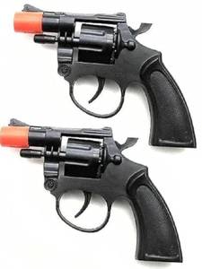 lot 20365 image: Toy Cap Gun Set Of 2 Police Style 38 Super Cap 8-Shot Revolvers