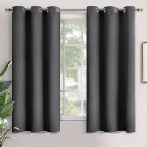 lot 15934 image: YoungsTex Blackout Curtains for Bedroom 63 Inches Long 2 Panels - Room Darkening Window Drapes with Grommet Thermal Insulated Privacy for Living Room, 42 x 63 Inch, Dark Grey