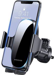lot 16398 image: Miracase Upgraded Wider Clamp Phone Holders for Your Car, Metal Hook Air Vent Car Mount Thick Cases Friendly Automobile Hands Free Compatible with iPhone 1716151413 Series All Smartphone