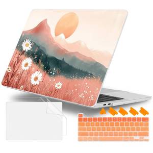 lot 16402 image: Lepeoac for MacBook Pro 16 inch Case 2019 2020 Release Model A2141, Plastic Hard Shell Cover with Keyboard Cover and Screen Protector for MacBook Pro 16 inch with Touch Bar and Touch ID, Mountains