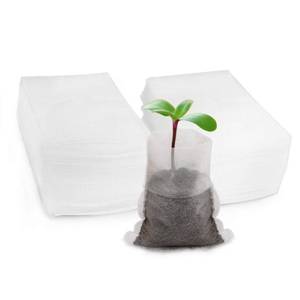 lot 16406 image: ENPOINT Seed Starter Bags Small, 200PCS 3x4 inch Non-Woven Nursery Plant Grow Bags, Fabric Seedling Bags Pots Pouch for Plants Seeding Clones Home Garden Supply