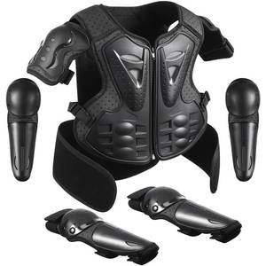 lot 19415 image: yeesport Youth Chest Protector Motocross Armor, Kids Dirt Bike Gear, Adjustable Youth Motorcycle Jacket with Elbow and Knee Pads for Cycling, Skating, Scooter Riding