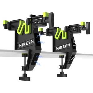 lot 19431 image: Hikeen Ski Snowboard Vises for Tuning,Adjustable Stable Snowboard Vice Grips,Ski Tuning Vise with Non-Slip Rubber Pads for Waxing in Horizontal Vertical and 45° Working Positions,2 Pieces Set