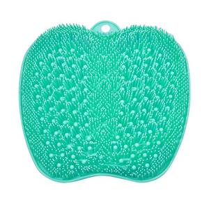 lot 19437 image: BESKAR XL Large Foot Scrubber Mat for Use in Shower - Shower Foot Cleaner to Eliminate Calluses Dead Skin, Foot Massager Mat for Men and Women to Soothe Achy Feet, Non Slip Suction Cups