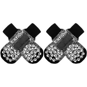 lot 20350 image: EXPAWLORER Anti Slip Dog Socks to Prevent Licking Paws, Dog Shoes for Hot Pavement, Dog Booties for Small Medium Large Senior Dogs, Traction Control Boots and Paw Protectors for Hardwood Floors