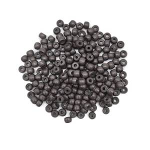 lot 20371 image: Medsuo 200pcs Silicone Lined Nano Rings Beads Links for Nano Tip Hair Extensions Nano Beads 3.0mm(OD) 1.0mm(ID) 2.0mm(L) 5 Color Optional - Dark Brown