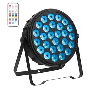 lot 3418 image: LED Stage Light RGBW 160W Led Par Lights Remote & DMX Controlled Sound Activated Auto Play 84 Channel Uplights for Events DJ Wedding Halloween Birthday Party Live Show