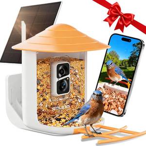 lot 3427 image: SOLIOM BF09 Bird Feeder with Camera Wireless Outdoor,Smart Feeder Camera with AI Identify Species,Backyard Watching Gift,Auto Record Bird Video,Instant Notifications, US