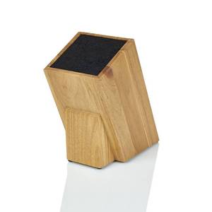 lot 3429 image: Kapoosh Dice Knife Block, Light Oak Woodgrain