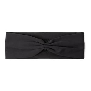 lot 4102 image: The Hair Edit Lotus Fabric Headband �� Black