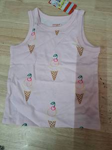 lot 4109 image: Cat & Jack Girls Ice Cream Tank Top 2T