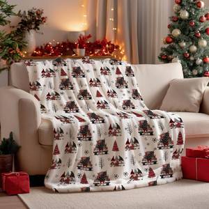 lot 6454 image: Horaldaily Christmas Flannel Blanket Throw, Christmas Trees Snow Truck Gnome Soft Fuzzy Plush Cozy Fleece Blankets for Couch Sofa Bed Lounging, Ideal Gifts for Kids Adults Wife Self, 50x60