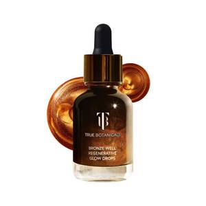 lot 6472 image: True Botanicals Bronze Well Regenerative Glow Drops  Naturally Bronzing  Moisturize Skin & Add a Slight Glow  All Skin Types  Dermatologist Tested, All Natural, Vegan  1 fl oz  30 ml