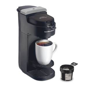 lot 7863 image: Hamilton Beach The Scoop Single Serve Coffee Maker & Fast Grounds Brewer for 8-14oz. Cups, Brews in Minutes, Black (47620), Next Gen