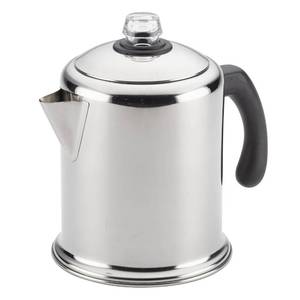 lot 7865 image: Farberware 47053 Classic Stainless Steel Yosemite 12-Cup Coffee Percolator, 12 Cup Coffee Maker, Silver