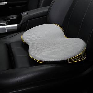 lot 7868 image: kingphenix Wedge Car Seat Cushion Memory Foam Truck Seat Cushion for Car Seat Driver - Sciatica and Back Pain Relief - Enhancing Driving Comfort -Gray