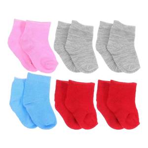 lot 14199 image: NUOBESTY 6 Pairs of Doll Socks Mini Sock Baby Clothes Action Figure Accessories for Doll