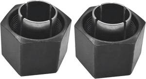 lot 14210 image: Collet And Nut (1����2-inch) 12.7mm replace Fits Dewalt DW6212 DW616 DW618 Craftsman router,Hitachi 323-293, Boschh 2610906283 (2 packs)