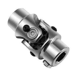 lot 14221 image: GLOCRORET 916 26 Spline X 34 DD Chrome Steering Universal Joint Single U Joint Shaft,83mm