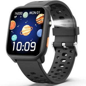 lot 14157 image: MgaoLo Kids Smart Watch 1.85 Upgrade - Fitness Tracker with Heart Rate Sleep Monitor, 100 Sports Modes, 12 Puzzle Games, Activity Tracker for Boys Girls Outdoor Fun (Black)