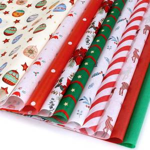 lot 14196 image: 150 Sheets Christmas Tissue Paper for Gift Bags, Christmas Wrapping Paper Bulk Assorted Design Gift Xmas, Red Green White Tissue for Holiday Crafts