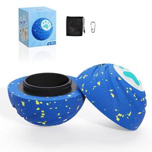 lot 4164 image: Lovkid Interactive Dog Ball Replacement Shell - Durable E-TPU Dog Toys for Aggressive Chewers, Indoor Outdoor Dog Play Toy to Keep Them Busy Blue(No Motor)