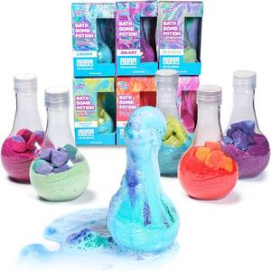 lot 5212 image: Tub Works� Kids Bath Bomb Potion�� Bath Toy, Variety 6 Pack  Nontoxic  Fizzes, Foams & Bubbles with an Eruption of Color  Interactive Bath Bombs  Fun Science Toddler Bath Toys