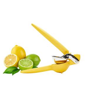lot 6000 image: Chefn FreshForce Lemon Squeezer Citrus Juicer, Manual Hand Press with Dual-Gear Power for Maximum Juice Extraction, Durable, Yellow