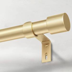 lot 6013 image: IFELS Heavy Duty Curtain Rods for Windows 66 to 120 Inch, 1 Inch Gold Curtain Rod Adjustable, Decorative Long Curtains Rods with Metal Finials, Easy Installation and Modern Design (A2,Gold,30-120)