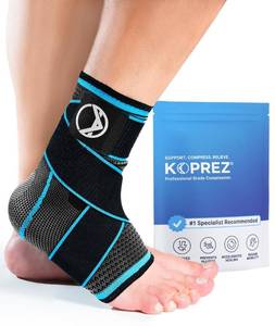 lot 6035 image: Koprez Plantar Fasciitis Sleeve - Plantar Fasciitis Relief, Plantar Fasciitis Socks, Ankle Compression Sleeve, Ankle Support for Women, Plantar Fasciitis Brace, Ankle Sleeve, Ankle Support Men