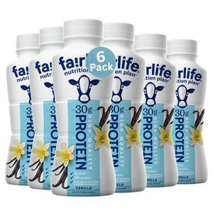 lot 6068 image: FairIife Nutrition Plan - Vanilla High Protein Shake - 30g protein (5 Pack) Case Opened