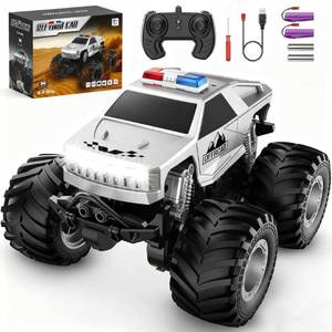 lot 6074 image: Amilacily Remote Control Car, All Terrain Remote Control Truck, RC Cars with 360 Degree Spins, Pickup-Style Toy Car with Light, Rechargeable RC Truck for Boys Girl Kids 4-7 8-12 6-8