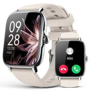 lot 6078 image: Smart Watch for Women Men- AnswerMake Call, 2025 IP68 Waterproof Fitness Step Sleep Tracker Watch with Monitor Activity Counter Smartwatch for Andriod iPhone iOS Samsung Compatible