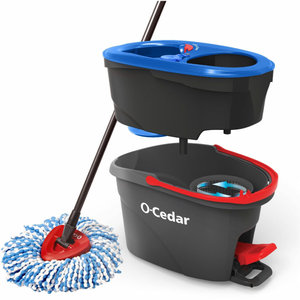 lot 7878 image: O-Cedar RinseClean�� Spin Mop and Bucket System  Clean with Clean Water  Removes 99% of Bacteria