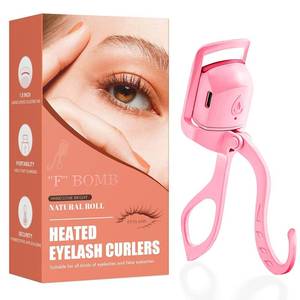 lot 8496 image: Heated Eyelash Curler Fast Heat Up in 5s - C-Shaped Rechargeable Electric Eyelash Curler for 24H Long Lasting Curls - Safe Anti-Burn Lash Curler Elevate Your Beauty with Stunning Lashes
