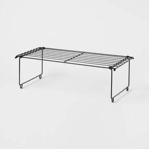 lot 11550 image: Stackable Single Shoe Rack Black - Brightroom��