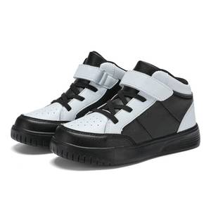 lot 13511 image: YEESANFUL Kids High Top Sneakers Girls Boys Running Shoes Lightweight Youth Outdoor Casual Fashion Shoes Black 3.5