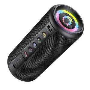 lot 14292 image: dotn Portable Bluetooth Speaker, 2026 Bluetooth 5.4 Wireless Speaker with 20W HD Loud Stereo Sound, 20H Playtime, LED Lights, IP7, TWS Pairing, Built-in Mic, for Outdoor, Home, Beach, Party, Gift